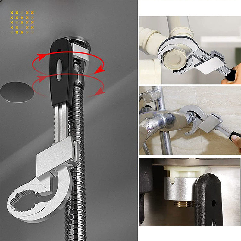 Llave Multifuncional para Sanitarios y Tuberías – Precisión y Versatilidad en Espacios Reducidos