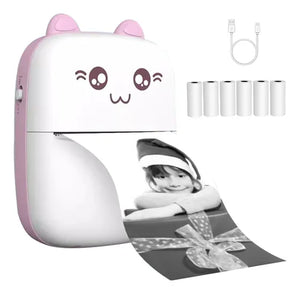 Mini Impresora Térmica Portátil Kawaii | ¡Imprime tu creatividad!