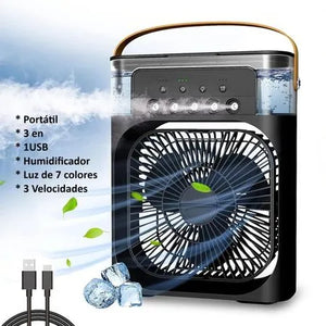 Ventilador 3 en 1 | ¡Refresca, Humidifica y Aromatiza tu Ambiente!